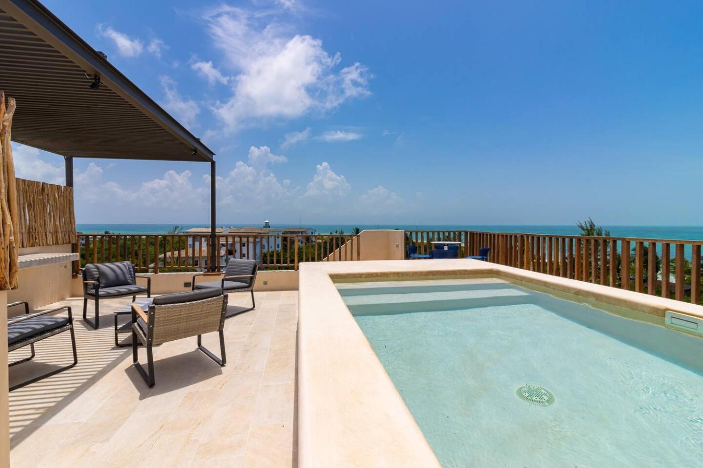 Penthouse Con Alberca Privada Y Hermosas Vistas Al Mar - A301 Isla Holbox Luaran gambar