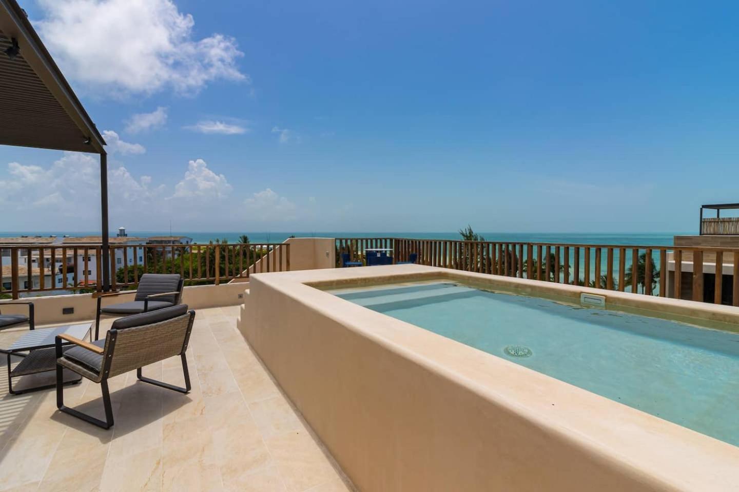 Penthouse Con Alberca Privada Y Hermosas Vistas Al Mar - A301 Isla Holbox Luaran gambar